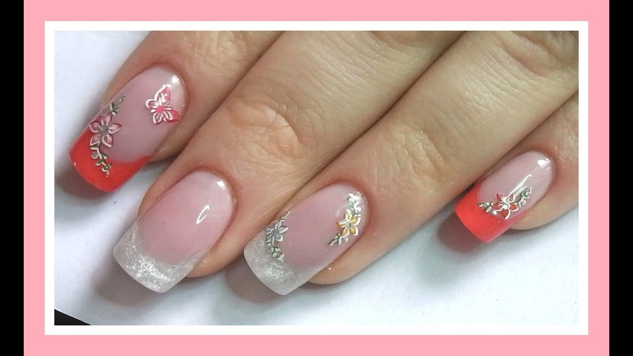 Gel Nail Ideas
 How to gel nails spring design