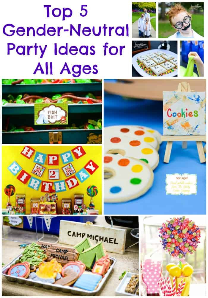 Gender Neutral Birthday Party Ideas
 Top Party Ideas For All Ages Gender Neutral