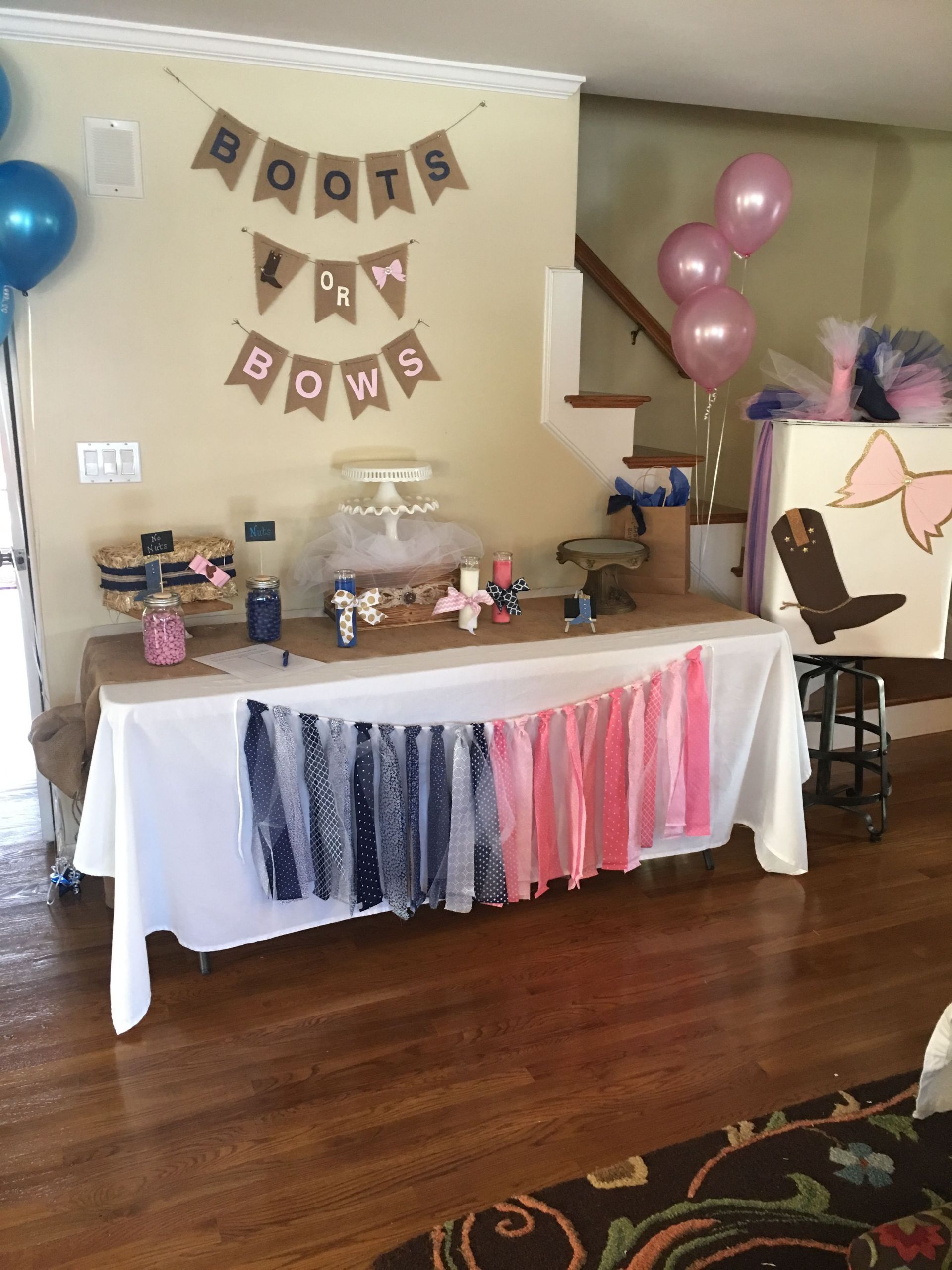 Gender Reveal Party Ideas Pinterest
 Gender Reveal Party Boots or Bows or Ideas