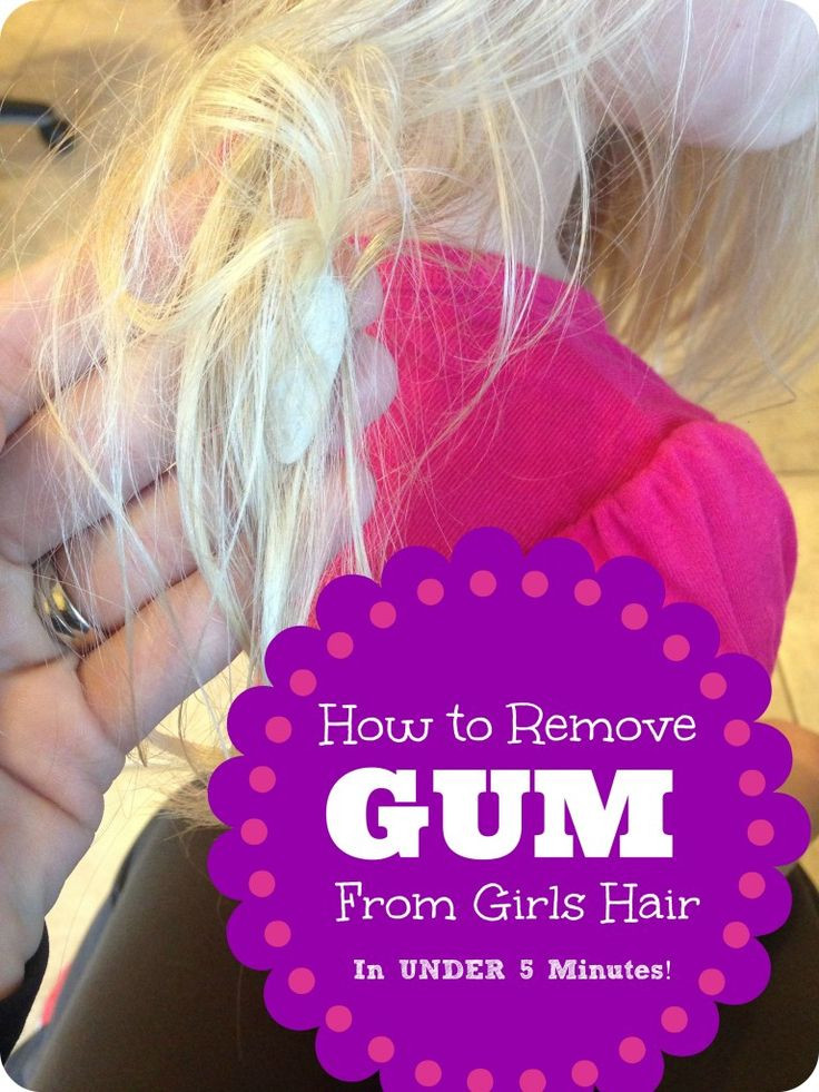 Getting Baby Oil Out Of Hair
 How to Remove Gum from Girls Hair This Super Easy trick