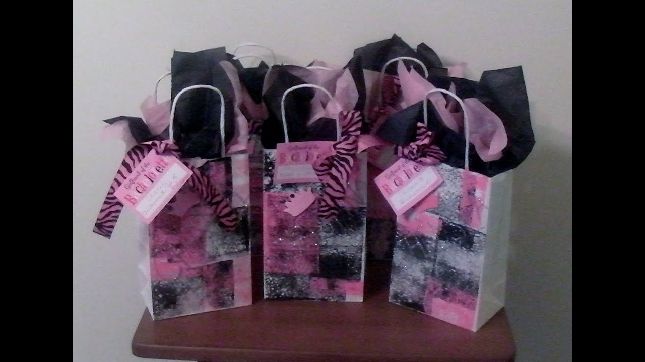 Gift Bag Ideas For Bachelorette Party
 How to Make Bachelorette Party Bags Diva Style