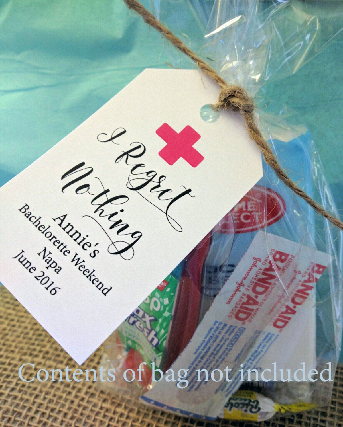 Gift Bag Ideas For Bachelorette Party
 Bachelorette Party Bachelorette Favors Gift Bag Hangover