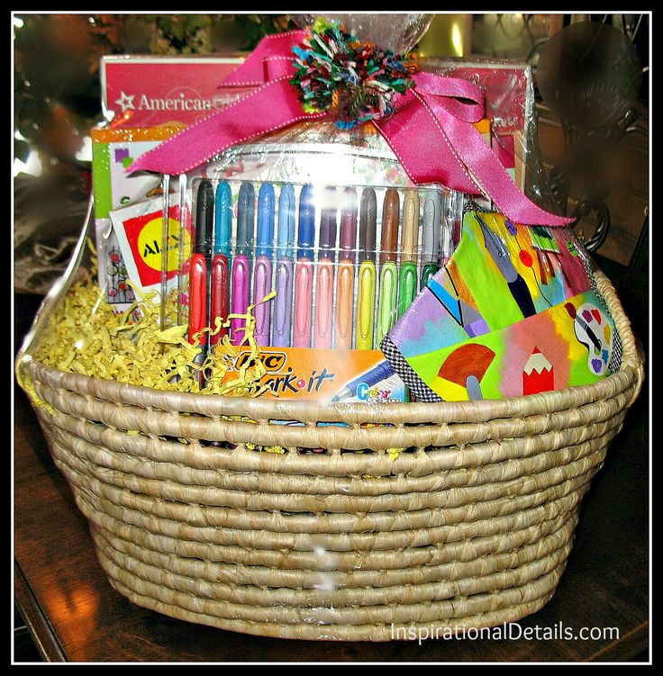 Gift Basket Ideas For Auction
 11 best arts & crafts basket images on Pinterest