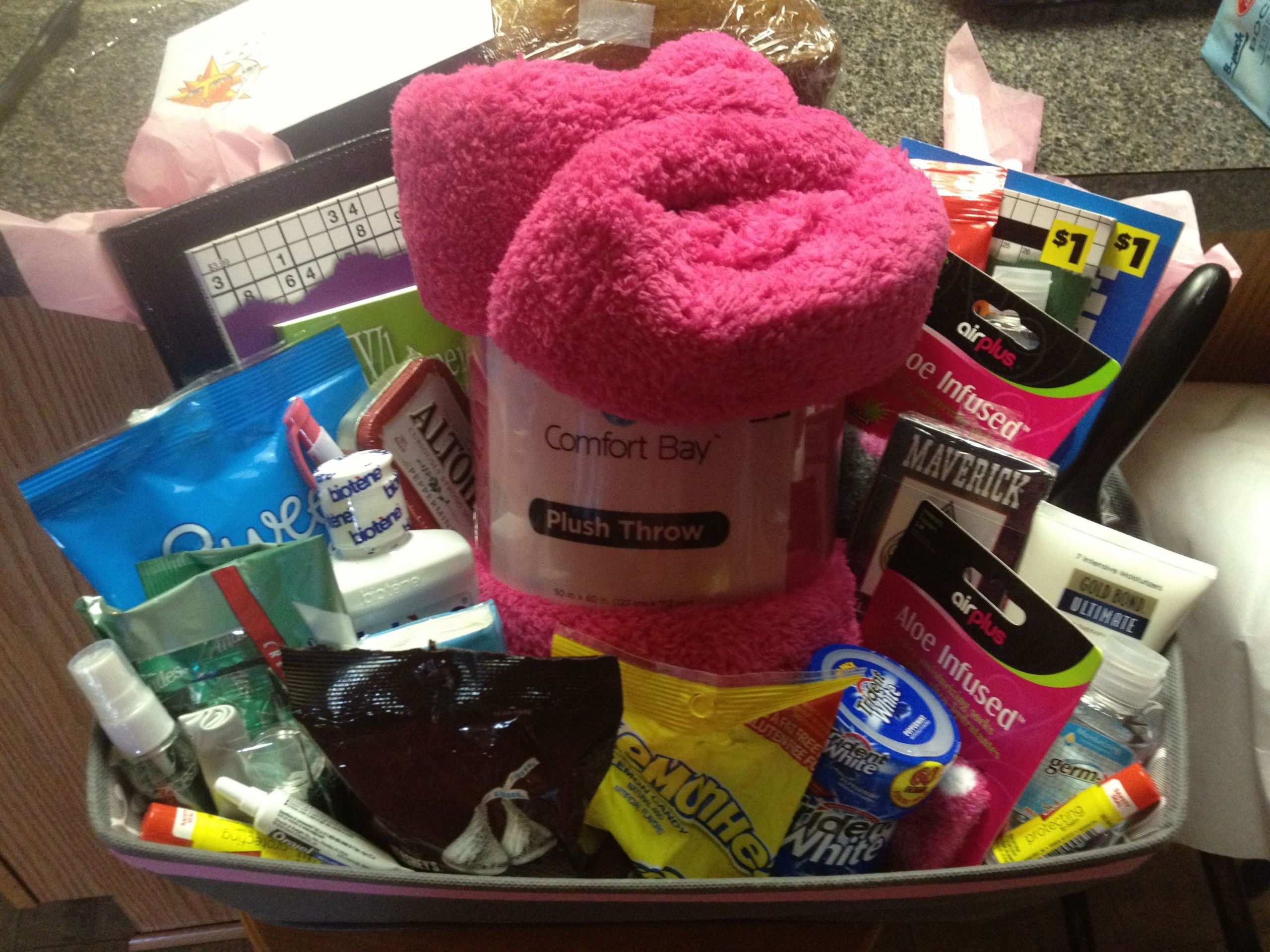 Gift Basket Ideas For Cancer Patients
 Gift basket I made for my neighbor who was diagnosed with