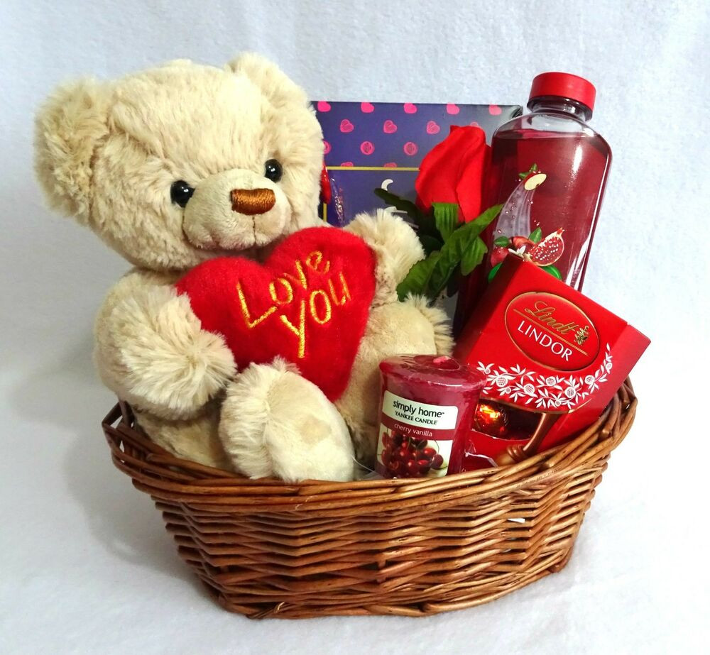Gift Basket Ideas For Girlfriend
 Valentines Gift Basket Hamper Birthday t for Wife