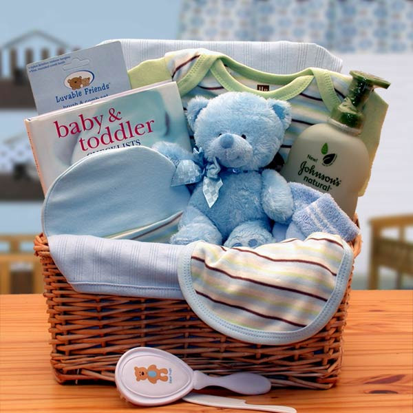 Gift Baskets For Baby Boy
 Organic New Baby Boy Gift Basket at Gift Baskets Etc