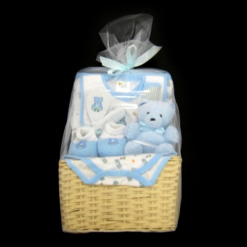 Gift Baskets For Baby Boy
 Baby Boy Gift Basket 9 Pieces
