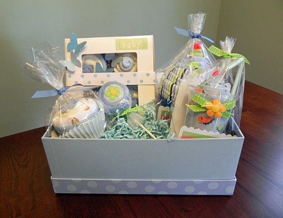 Gift Baskets For Baby Boy
 BabyBinkz Gift Basket Unique Baby Shower Gift or Centerpiece