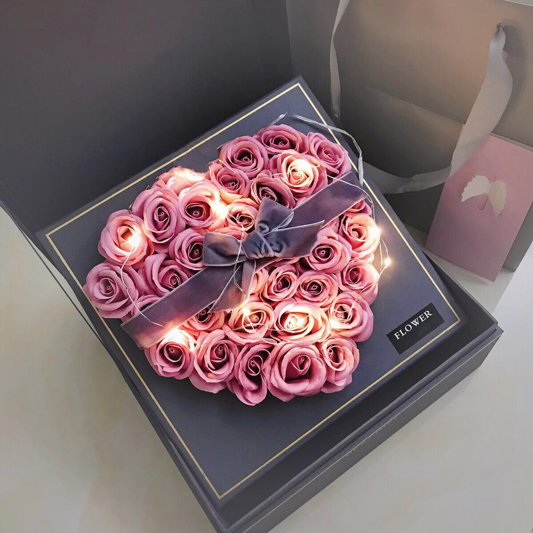 Gift Box Ideas For Girlfriend
 Surprise Birthday Gift Simulation Rose SOAP Flower High