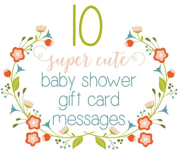 Gift Card Ideas For Girls
 Top 10 Baby Shower Gift Card Message Ideas