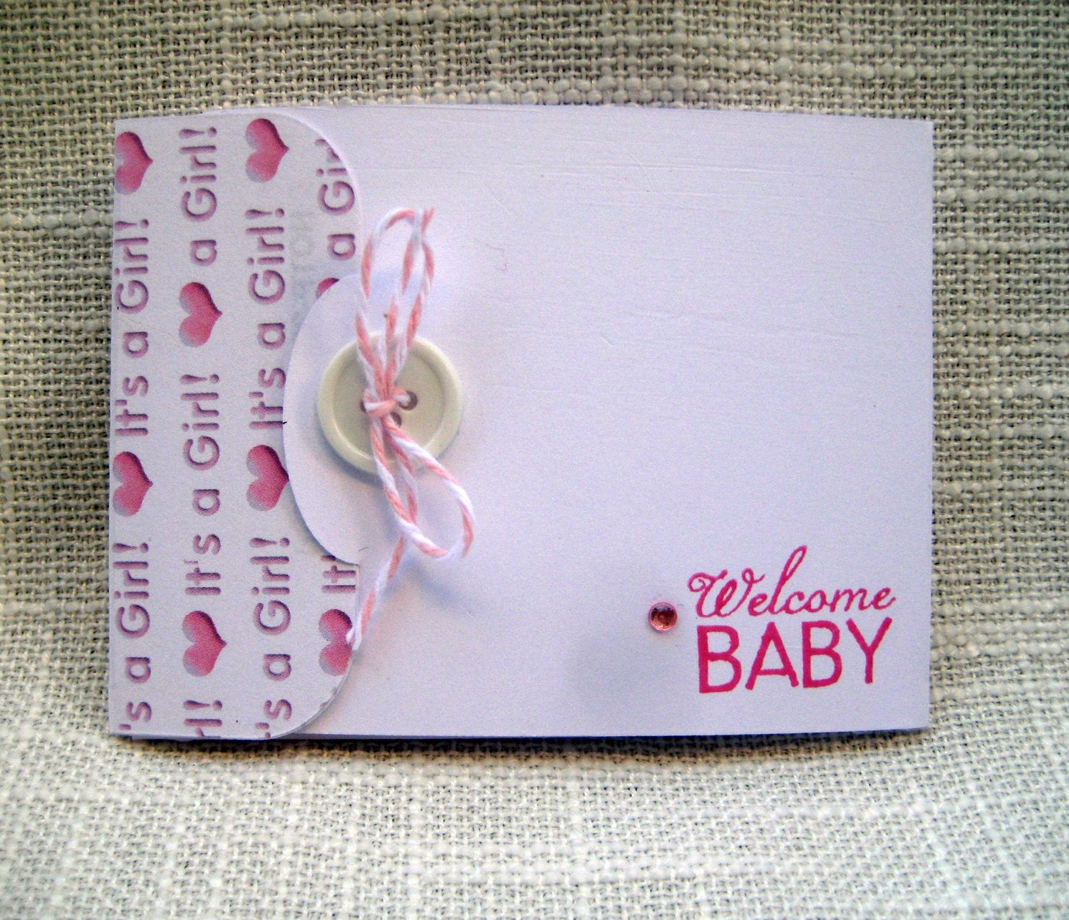 Gift Cards Baby Shower
 Items similar to Handmade Baby Girl Gift Card Holder Baby