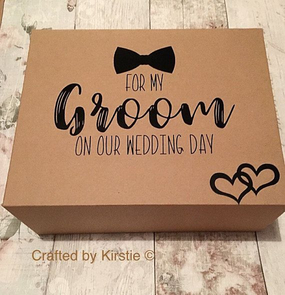 Gift For Groom On Wedding Day
 Groom box Groom t husband to be t Gift for my