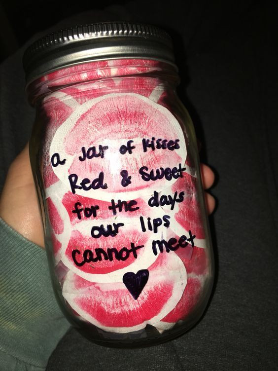 Gift Ideas Boyfriend Valentines
 Jar of Kisses