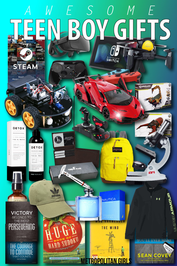 Gift Ideas For 18 Year Old Boys
 Top 35 Gifts For Teen Boys Teenage Guys Gift Ideas