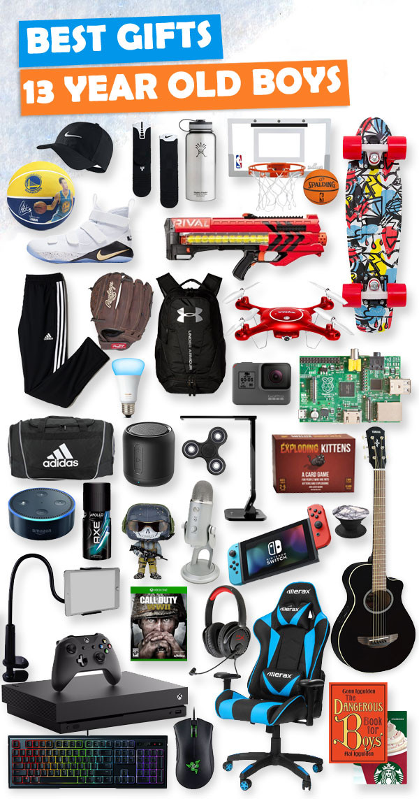 Gift Ideas For 18 Year Old Boys
 Top Gifts for 13 Year Old Boys