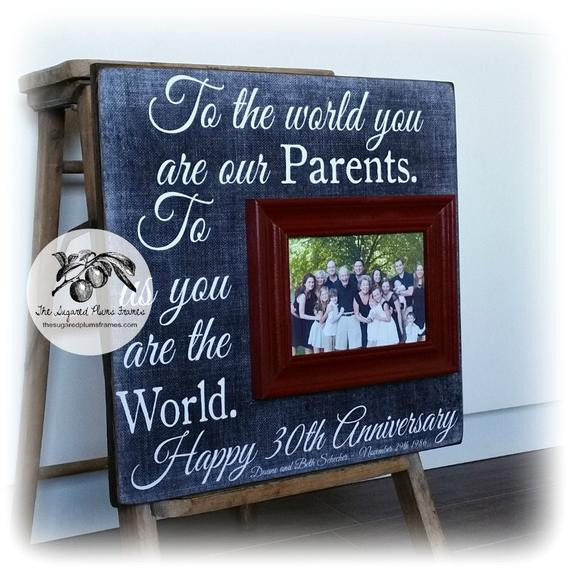 Gift Ideas For 30Th Anniversary
 Parents Anniversary Gift 30th Anniversary Gifts 50th
