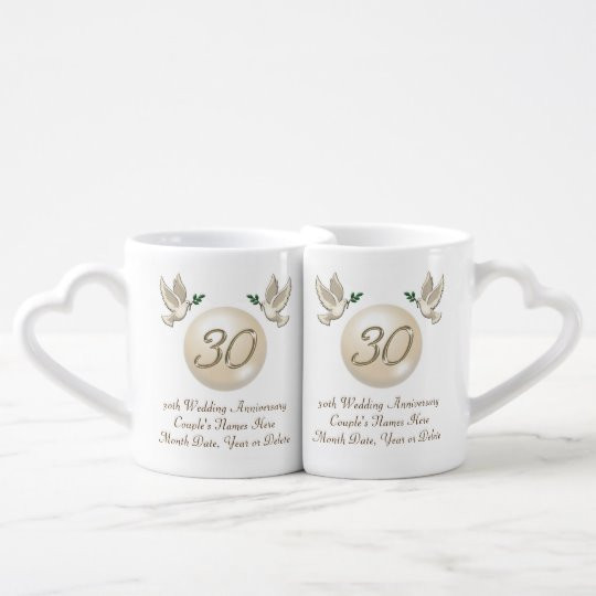 Gift Ideas For 30Th Anniversary
 Personalized 30th Anniversary Gifts for Friends Coffee Mug