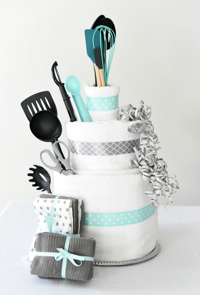 Gift Ideas For A Wedding
 Towel Cake A Fun DIY Bridal Shower Gift