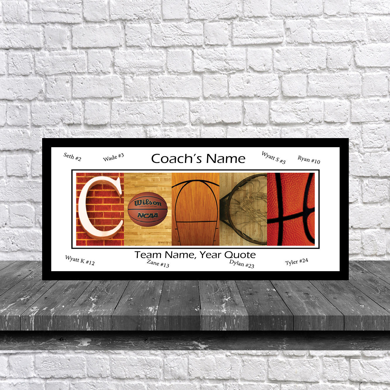 Gift Ideas For Basketball Coaches
 Basketball Coach Team Signature Print Basketball Coach Team