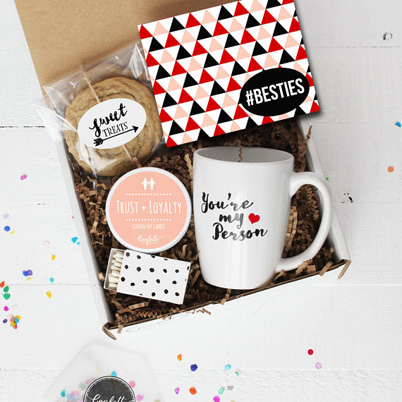 Gift Ideas For Best Friends Birthday
 Besties Gift Box Thinking of You Gift Best Friend Gift