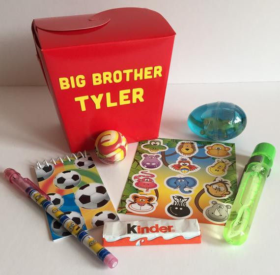 Gift Ideas For Big Brother From New Baby
 Big Brother Gift Box New Baby Sibling Present
