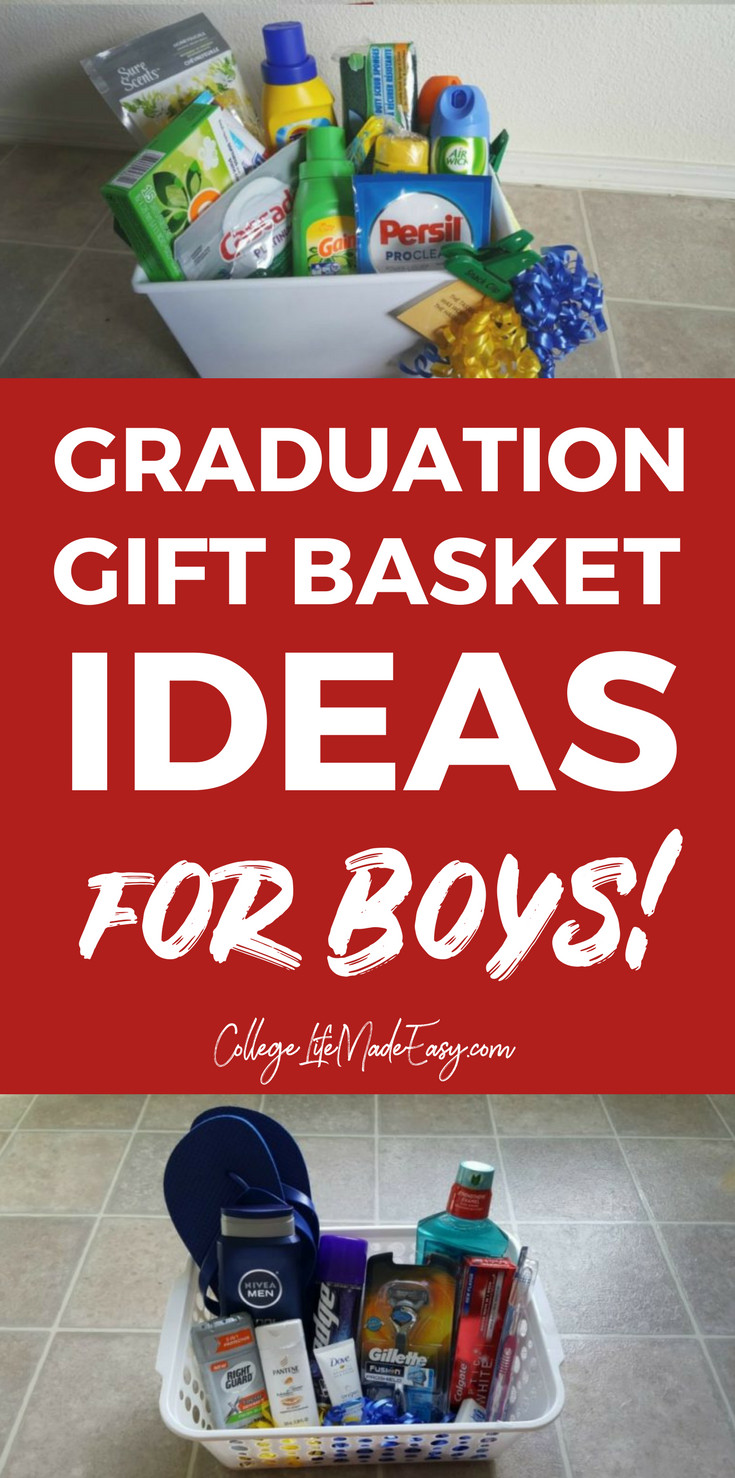 Gift Ideas For Boy High School Graduation
 5 DIY Going Away to College Gift Basket Ideas for Boys