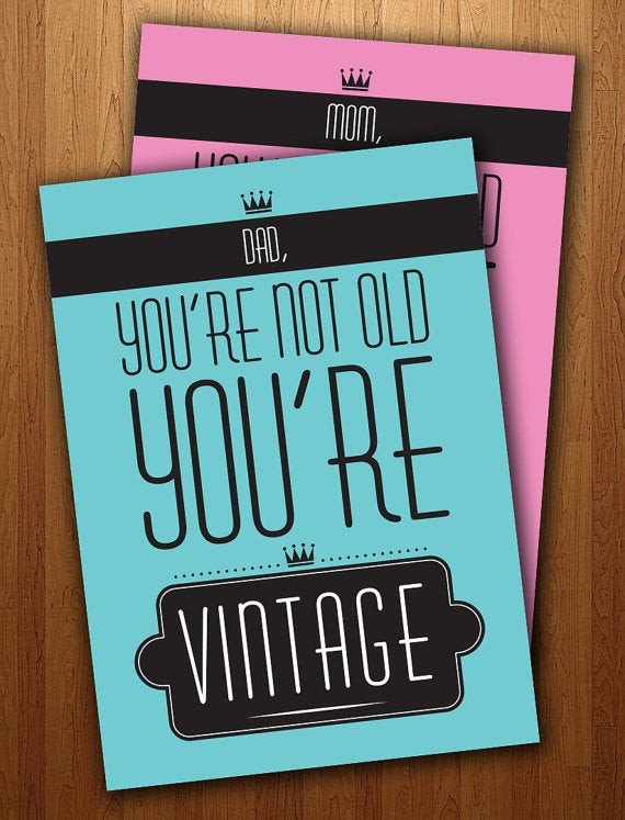 Gift Ideas For Dads Birthday
 Dad s Funny Vintage Birthday Card Printable