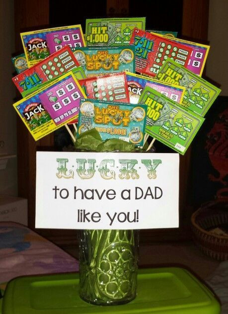 Gift Ideas For Dads Birthday
 Lottery Bouquet