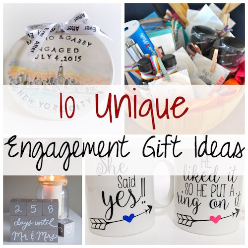Gift Ideas For Engaged Couple
 Unique Engagement Gift Ideas Lydi Out Loud