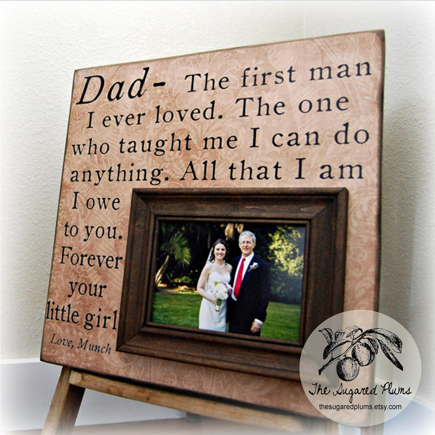 Gift Ideas For Father Of The Bride
 Father of the Bride Parents Thank You Gift by thesugaredplums