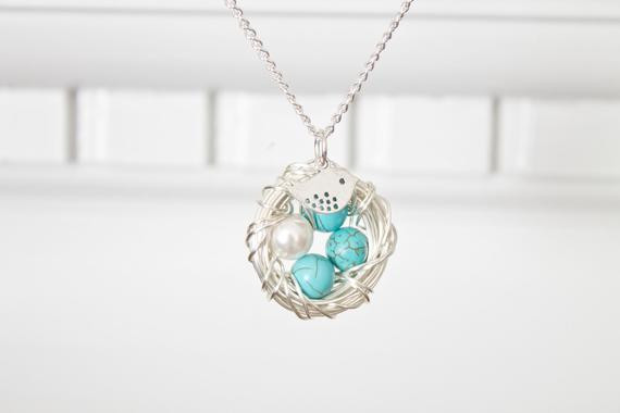 Gift Ideas For Grieving Mothers
 Nest Necklace for Miscarriage Gift for a Grieving Mother