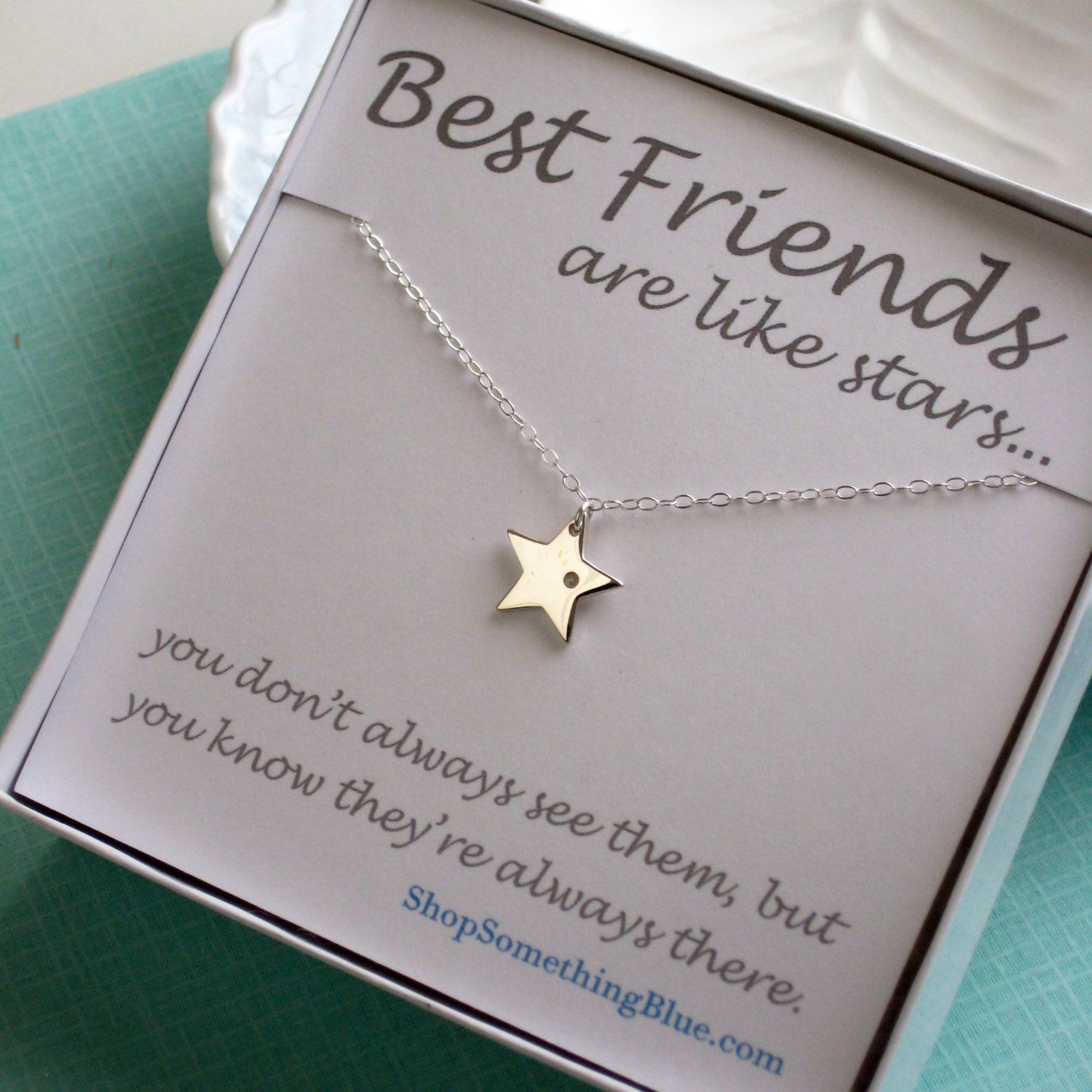 Gift Ideas For My Best Friend
 Diamond & Star Necklace Genuine Diamond and by