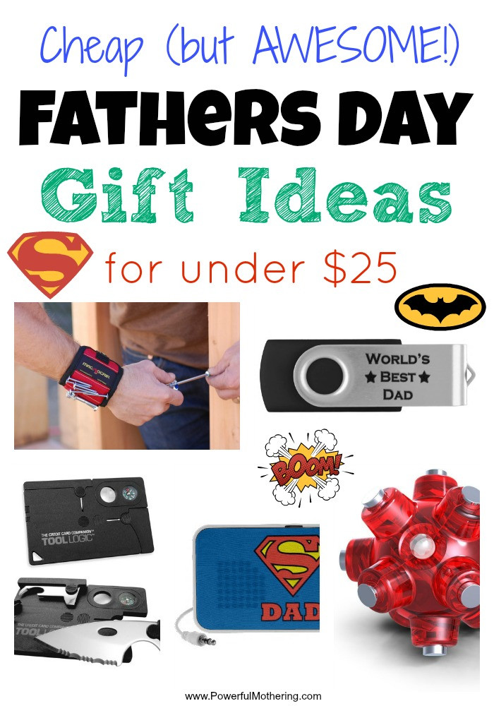Gift Ideas For New Fathers
 Cheap Fathers Day Gift Ideas for under $25