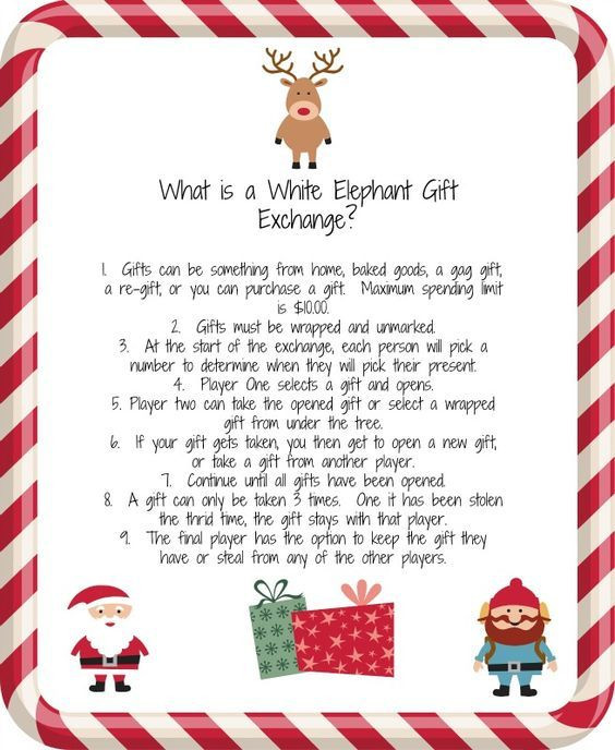 Gift Ideas For Office Christmas Party
 White Elephant Gift Exchange A fun idea for an office