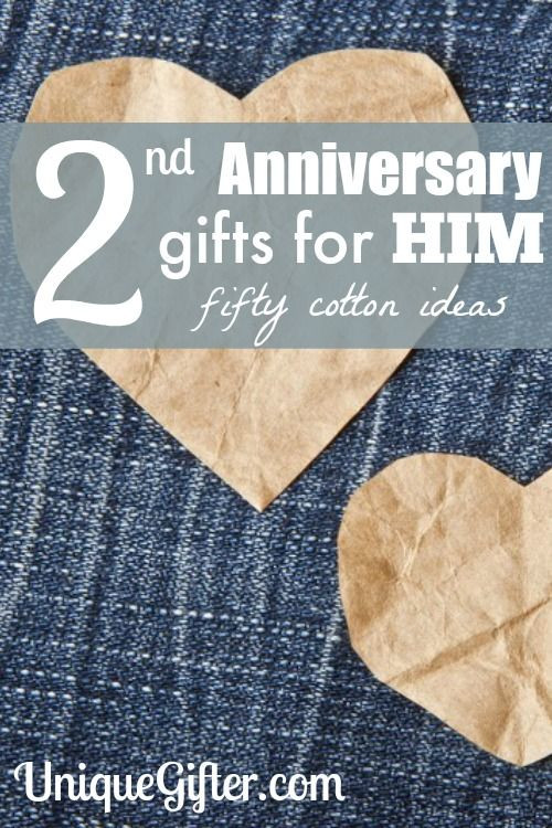 Gift Ideas For Second Wedding Anniversary
 Cotton 2nd Anniversary Gifts for Him