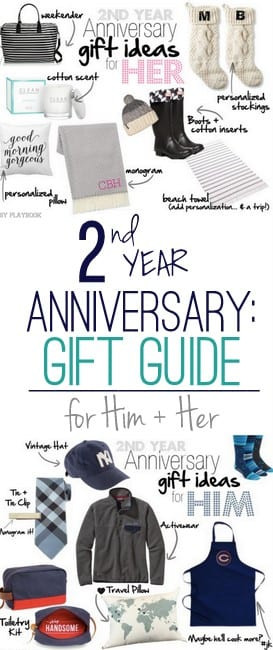 Gift Ideas For Second Wedding Anniversary
 2nd Anniversary Gift Ideas for Him and Her
