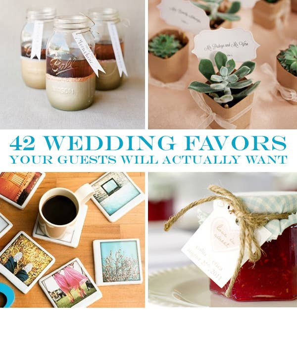 Gift Ideas For Wedding Guests
 42 Wedding Favors Your Guests Will Actually Want