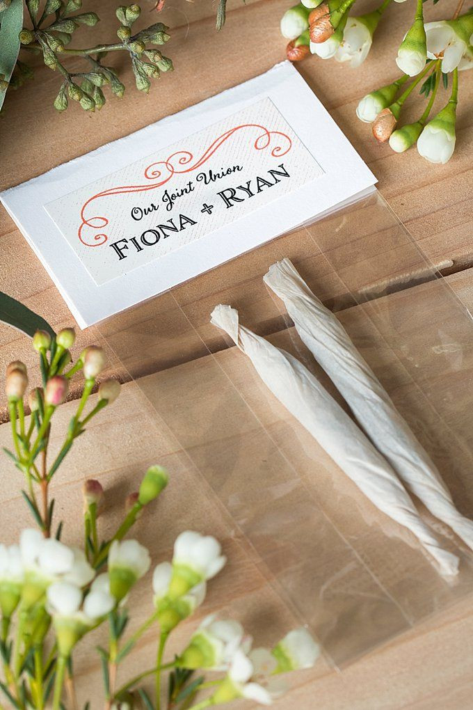 Gift Ideas For Wedding Guests
 Marijuana Wedding Favors Recipe in 2018