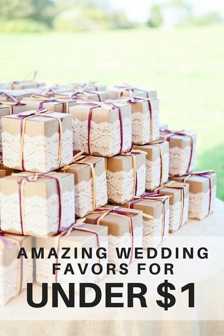 Gift Ideas For Wedding Guests
 Wedding Favors for Less Than $1 in 2019