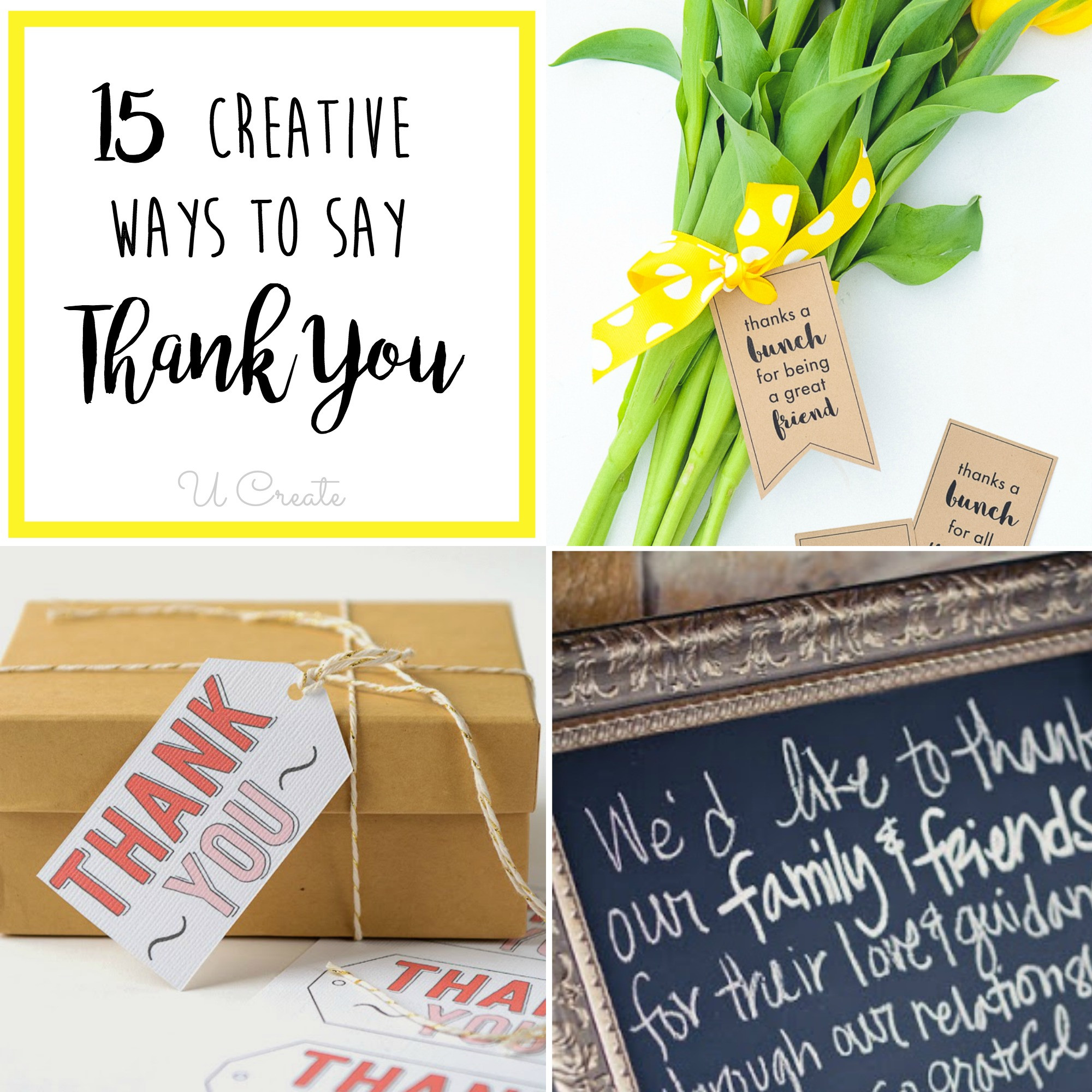 Gift Ideas To Say Thank You
 15 Creative Ways to Say Thank You