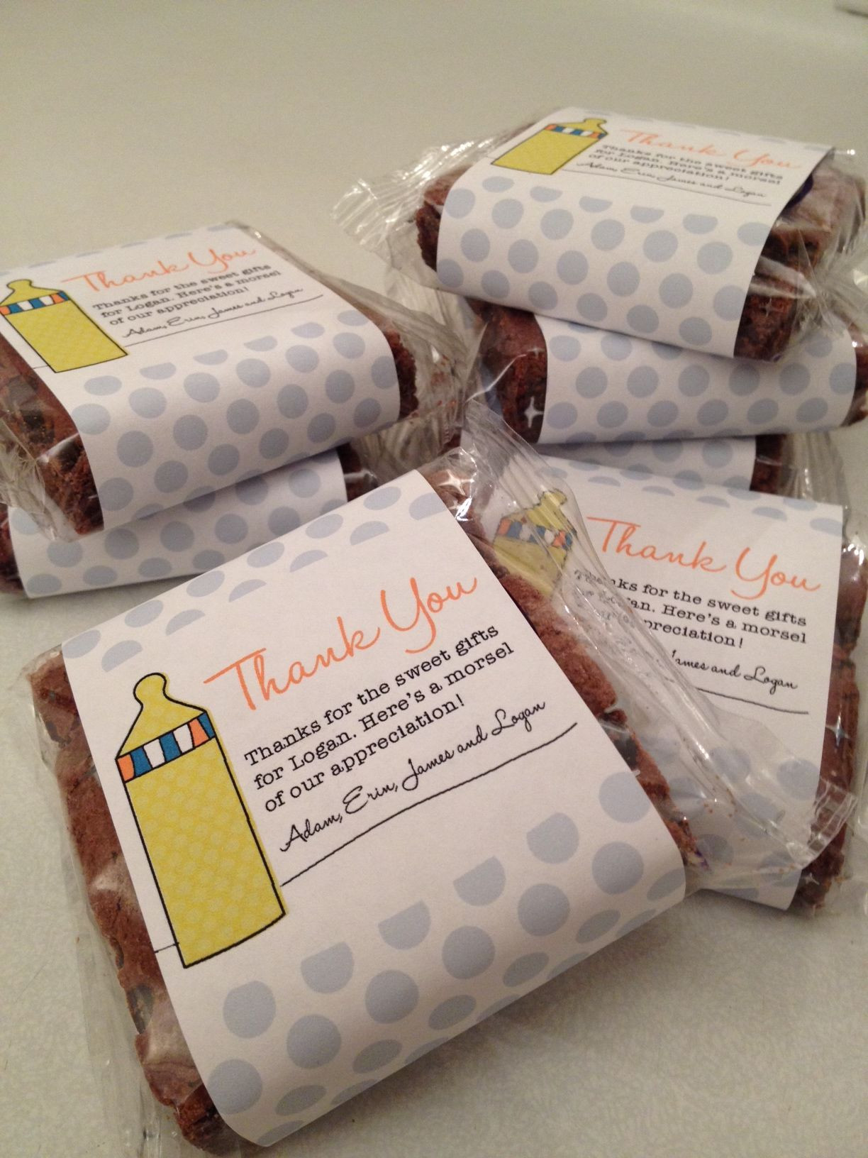 Gifts For Baby Shower Guests
 Fairytale Brownies Baby Shower Gift Favor idea Thank