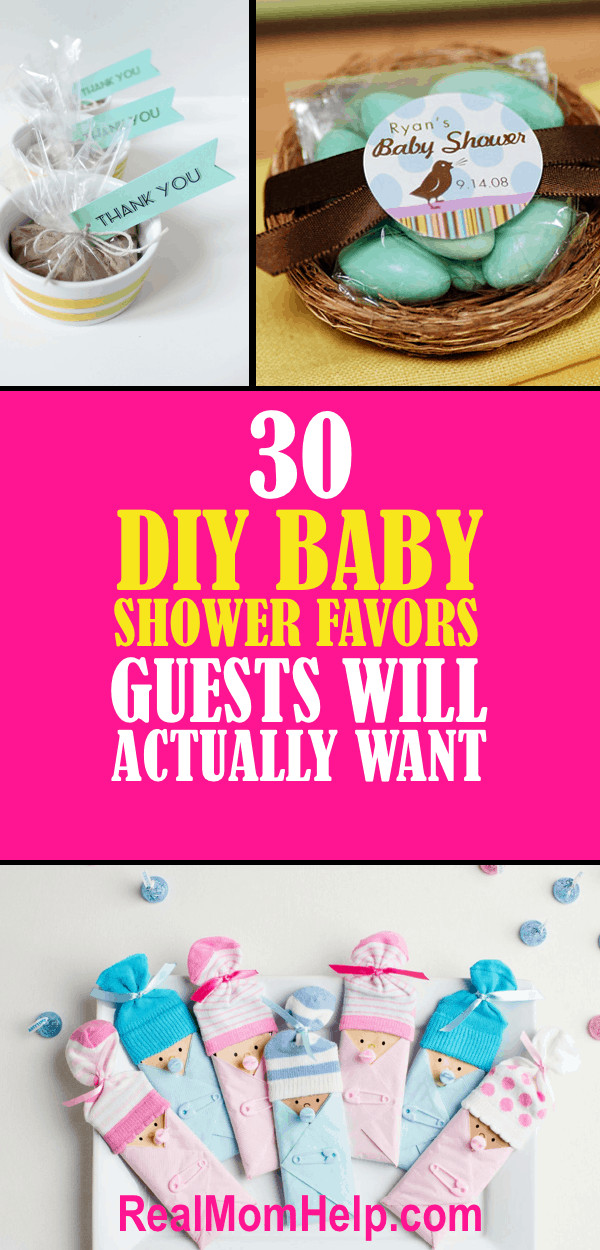 Gifts For Baby Shower Guests
 30 DIY Baby Shower Favors Guests Will Actually Want