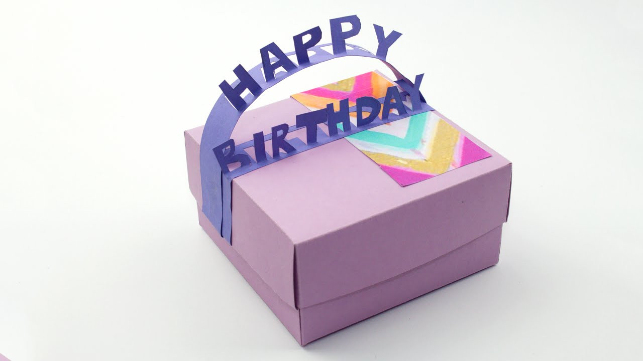 Gifts For Birthday
 DIY Happy Birthday Gift Box