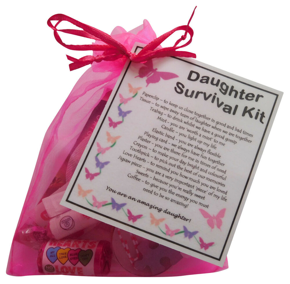 Gifts For Birthday
 Daughter Survival Kit unique keepsake for your daughter
