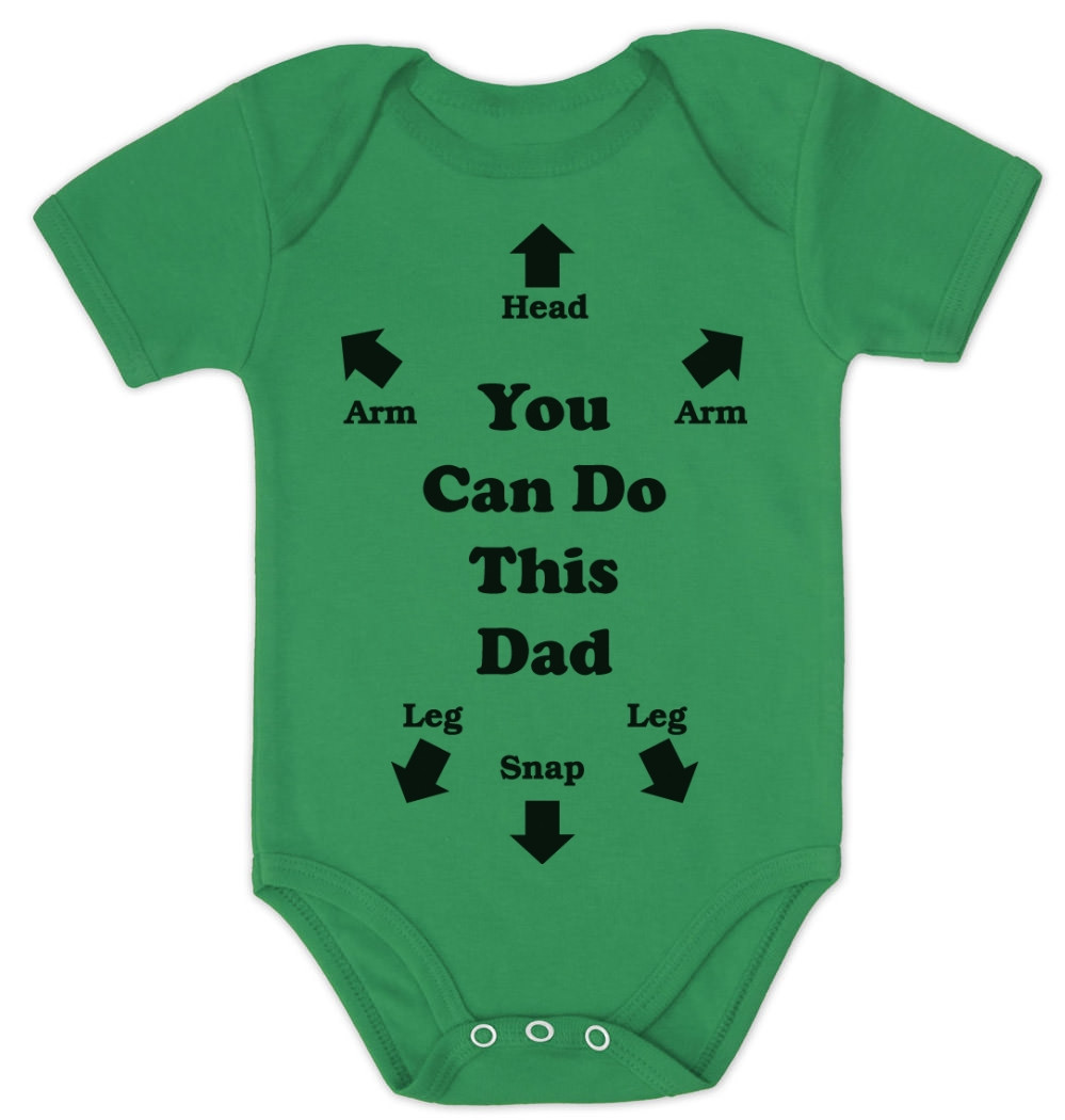 Gifts For Dad From Baby
 YOU CAN DO THIS DAD Baby Bodysuit Baby Shower Gift
