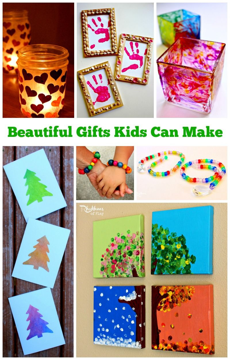Gifts For Family With Kids
 Homemade Gifts Kids Can Make for Parents and Grandparents