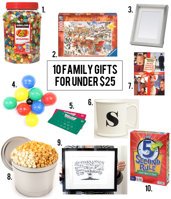 Gifts For Family With Kids
 Boxwood Clippings Blog Archive 10 Family Gifts for $25