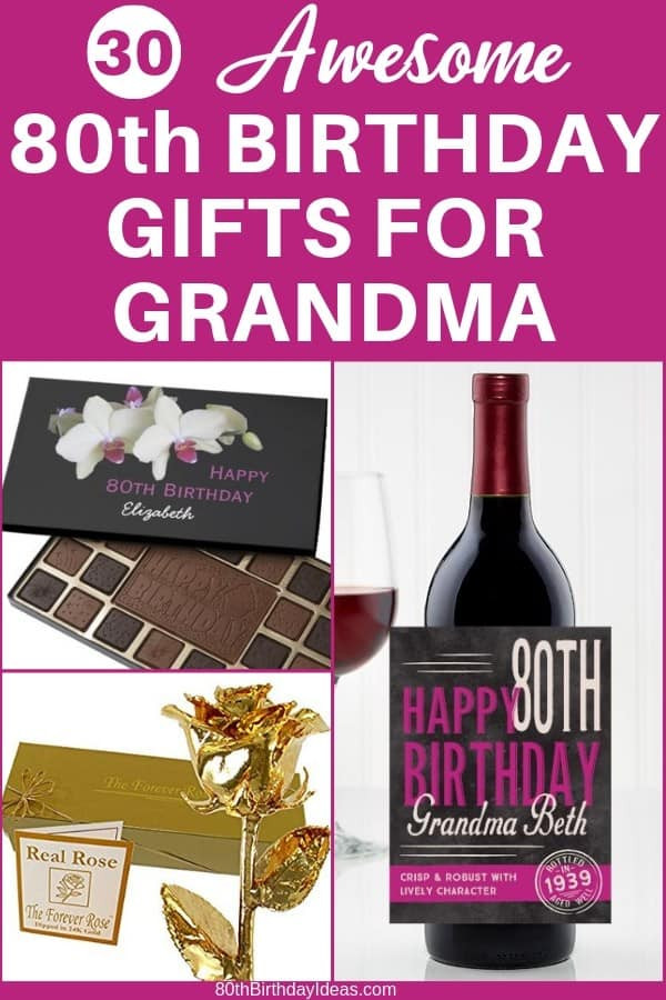 Gifts For Grandma Birthday
 80th Birthday Gift Ideas for Grandma