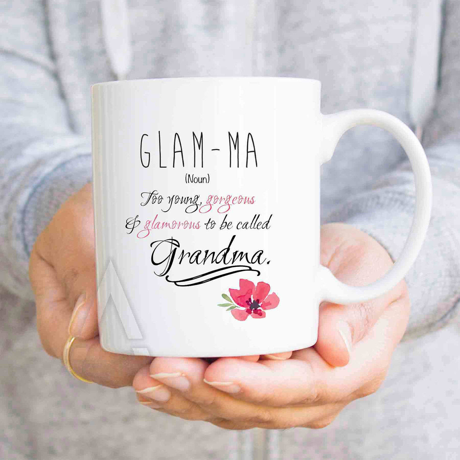 Gifts For Grandparents From Baby
 glamma mug mothers day t for grandma christmas ts for