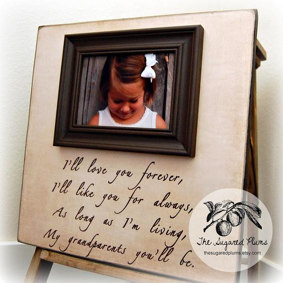 Gifts For Grandparents From Baby
 Grandparents Gifts Grandma Gift Mothers Day Gift Fathers